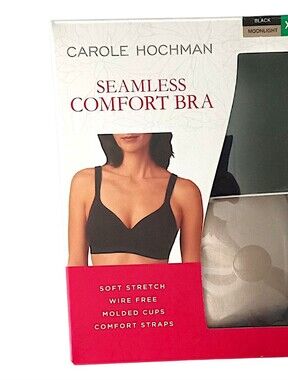 New Carole Hochman Seamless Comfort Bra 2-Pack Size Extra Large